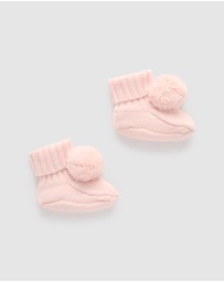 Purebaby - Cashmere Booties -Kids-Babies