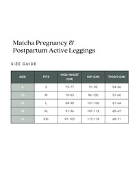Cake Maternity - Matcha Pregnancy Postpartum Active Legging