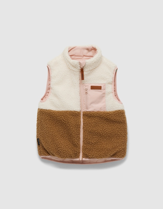 Crywolf - REVERSIBLE YETI VEST Harvest Colourblock