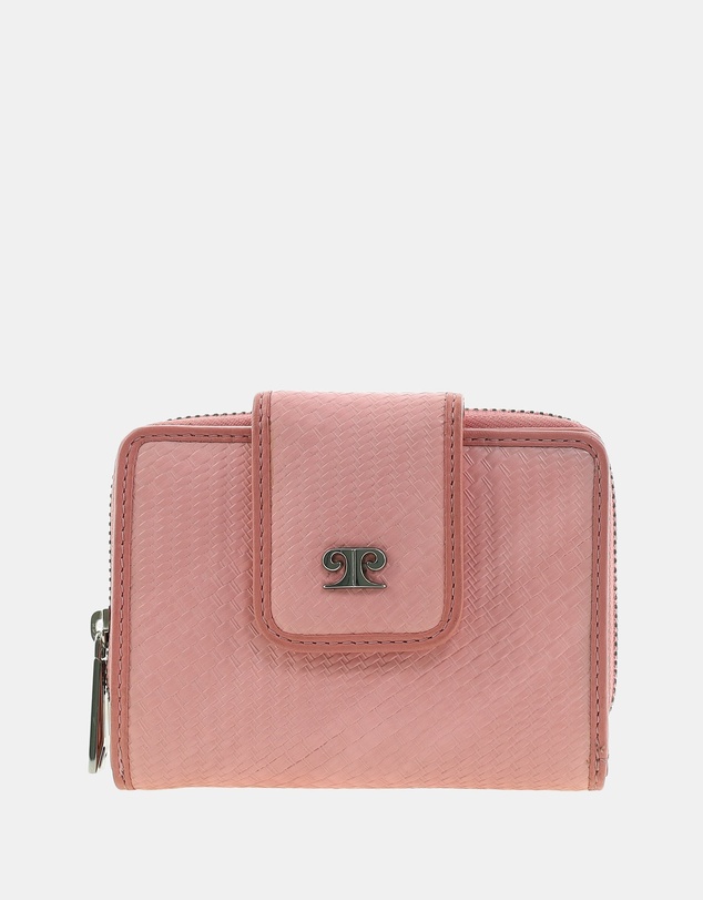Pierre Cardin - Pierre Cardin Genuine Leather Ladies Bi-Fold Wallet with Zip Coin Section