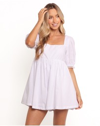 Petal & Pup - Rosalette Puff Sleeve Playsuit - White