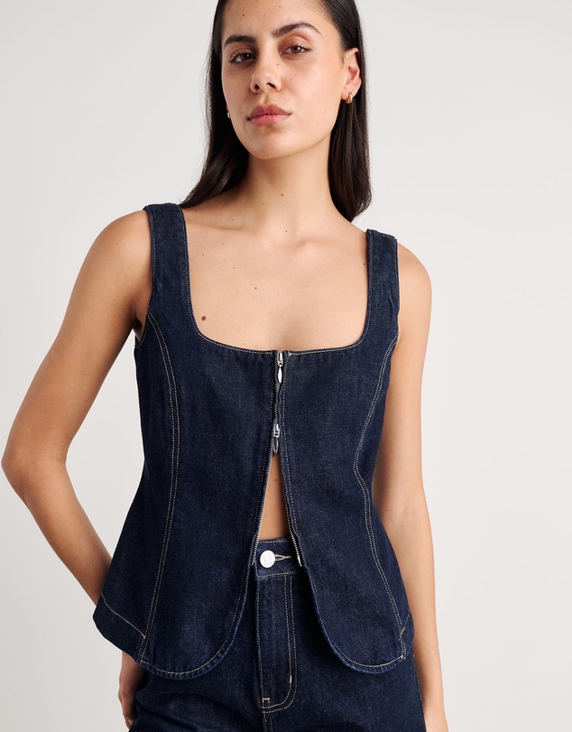 Jag - Cora Denim Bodice