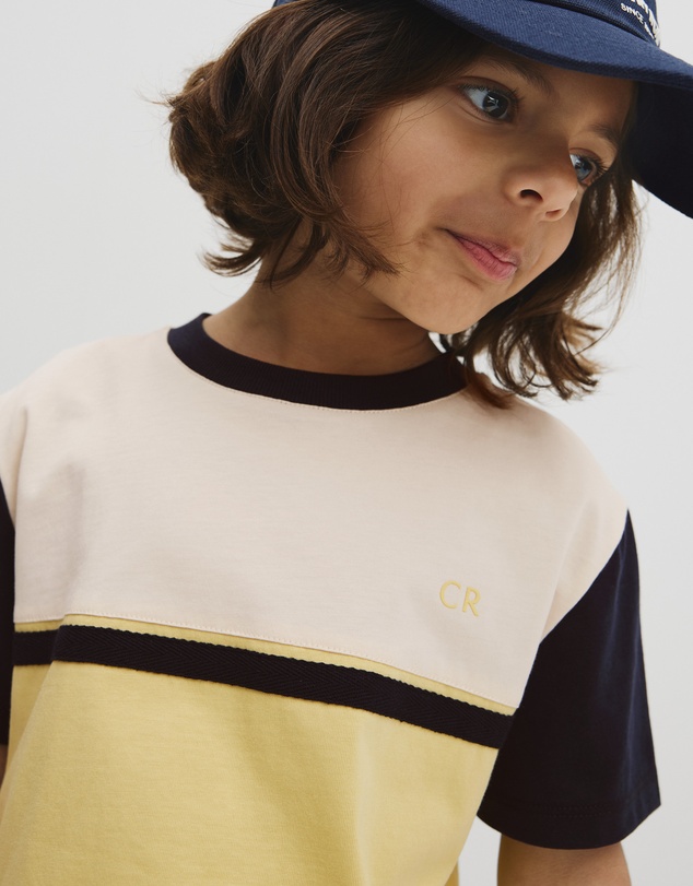 Country Road - Relaxed Contrast Splice T-shirt
