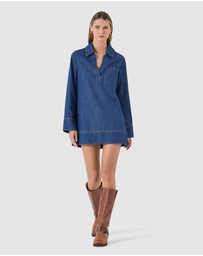 Rolla's - Marfa Tunic - Blue Smoke