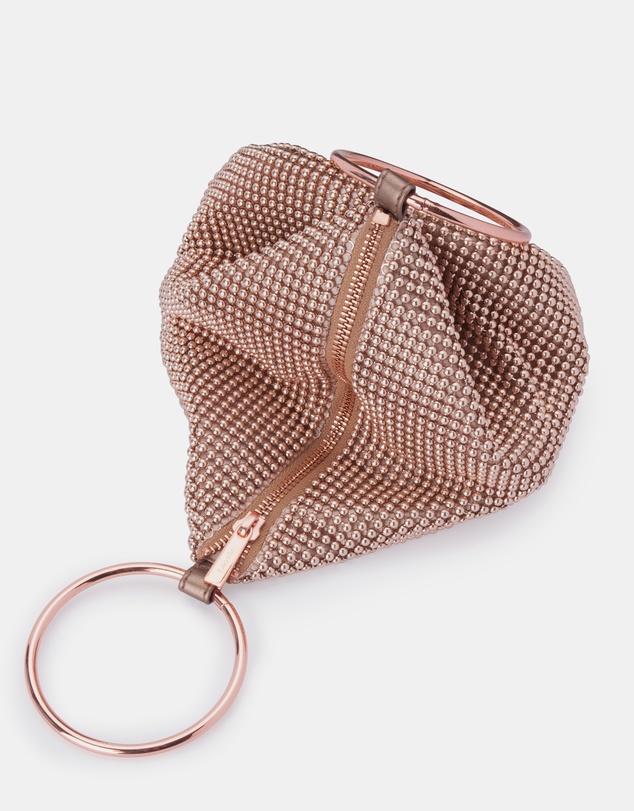 Olga Berg - Bianca Ball Mesh Handle Bag