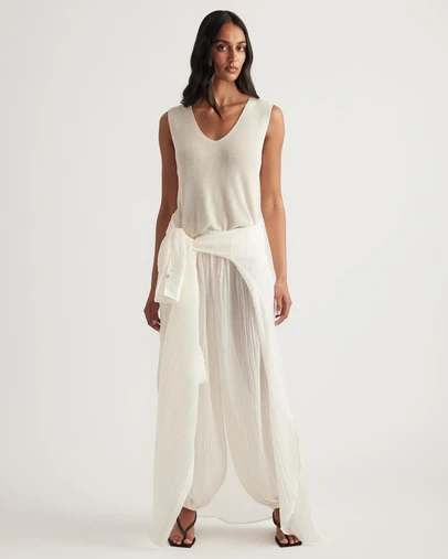 Decjuba - Bri Metallic Knit Tank