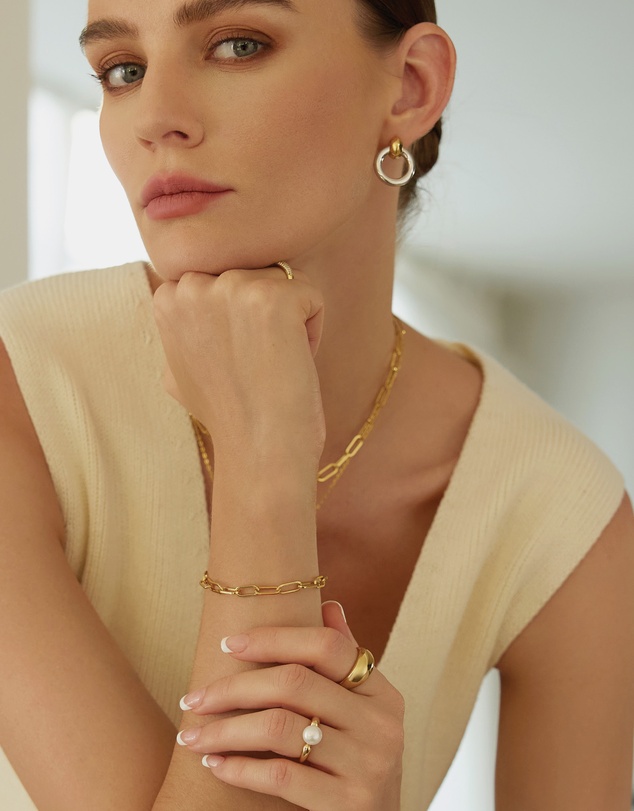 Ania Haie - Gold Bold Dome Ring