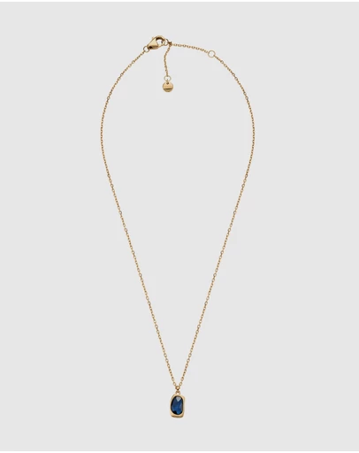 Skagen - Sofie Sea Glass Gold-Tone Necklace