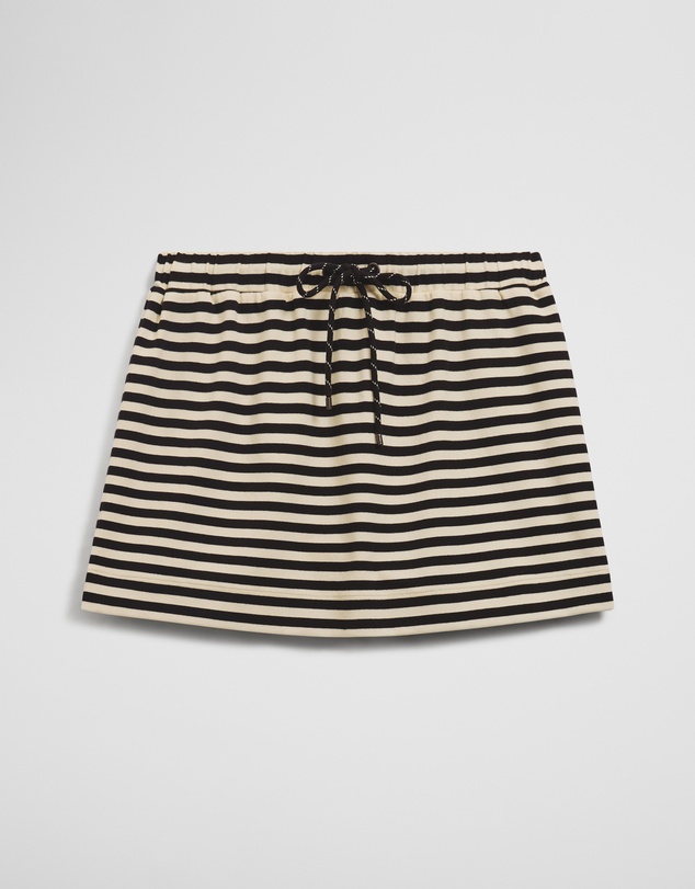 Country Road - Australian Cotton Blend Stripe Jersey Skirt