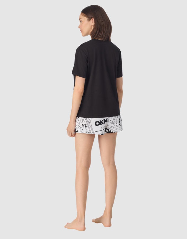 DKNY - Cotton Jersey Short Sleeve T-Shirt & Boxer Short Pyjama Set