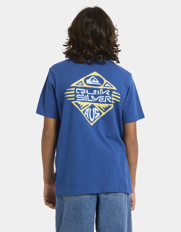 Quiksilver - Boys 8 to 16 Heritage Damond T-Shirt