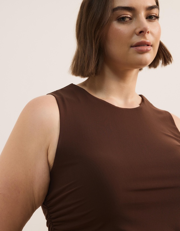 Atmos&Here Curvy - Evie Mesh Tank Top