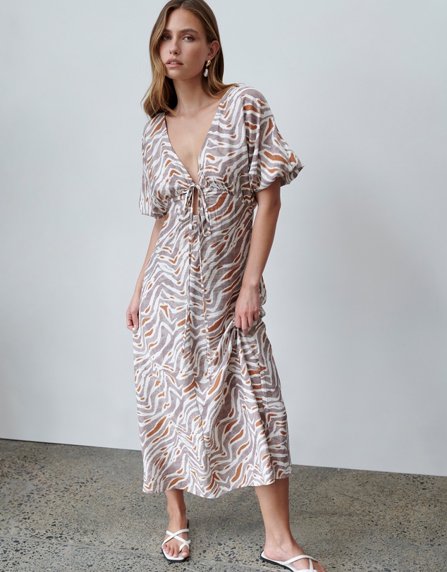 ST MRLO - Blossom Midi Dress