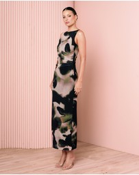 Azzurielle - Mohini Maxi Mesh Dress