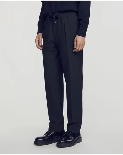 Sandro - Jersey Pli Pants