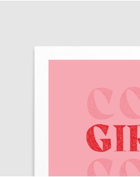 Olive et Oriel - Cow Girls Girls Girls by Anyone Can Yeehaw Art Print