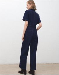 M.N.G - Belt Denim Jumpsuit