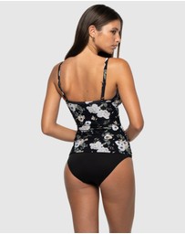 Nip Tuck Swim - Evening Shadow Kate Multifit Ruched Front Tankini Top