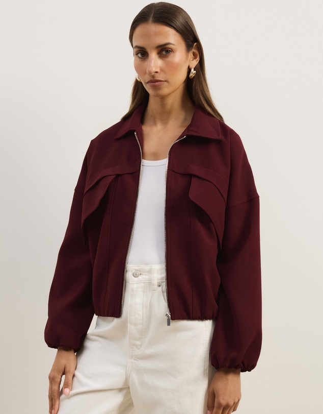 Atmos&Here - Gabriella Tailored Bomber Jacket