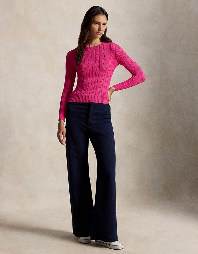 Polo Ralph Lauren - Cable-Knit Cotton Crewneck Sweater