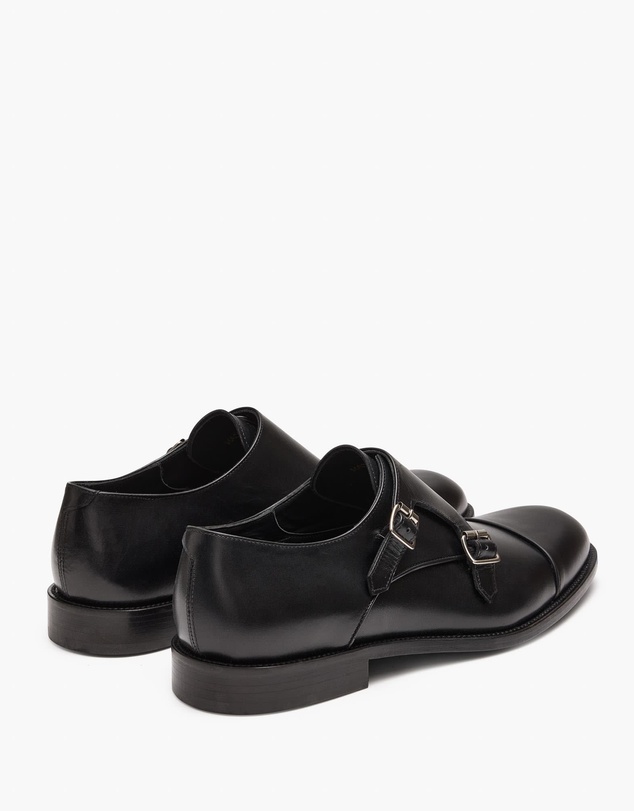 Aquila - D'ORO Collection - Baldwin Leather Monk Strap Shoes