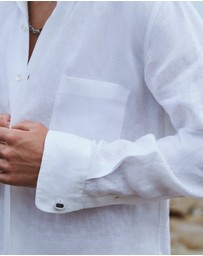 Najo - Honour Carbon Fibre & Steel Cufflink