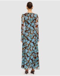 KIVARI - Nieve Mesh Maxi Dress