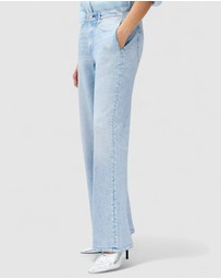 rag & bone - rb Miramar Terry Pull On WideLeg Pants