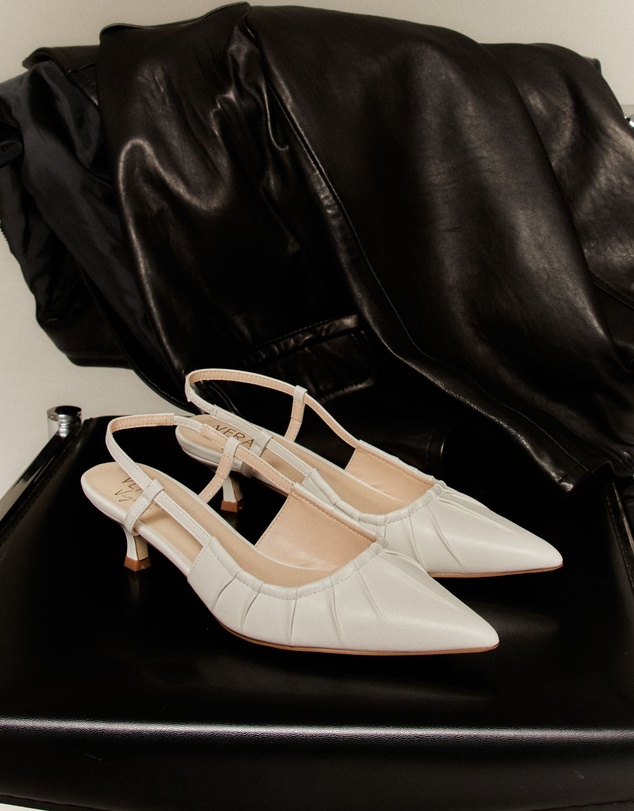 Verali - Lucius Slingback Kitten Heels