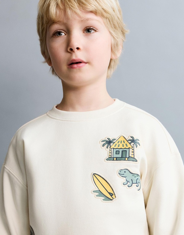 M.N.G - Msticker Sweatshirt - Babies-Kids
