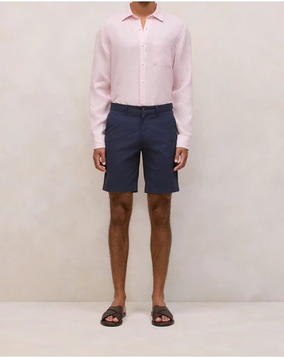 Trenery - Cotton Twill Chino Short in Navy