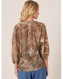 Fate + Becker - Tallulah Split Neck Blouse