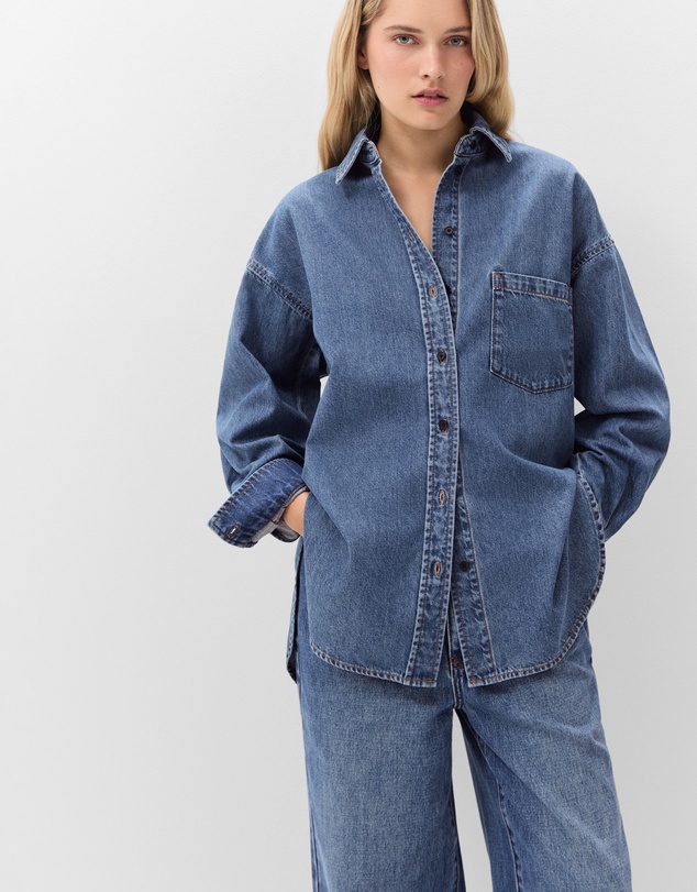 UNISON - Oversized Denim Shirt
