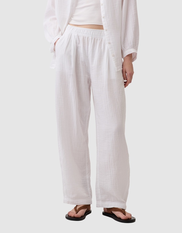 GAP - Gauze Barrel Pants