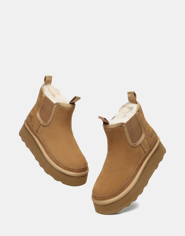 EVERAU - Australian Shepherd Ugg Chelsie Platform Cow Suede Upper UGG Boots