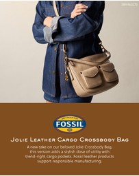 Fossil - Jolie White Crossbody Bag