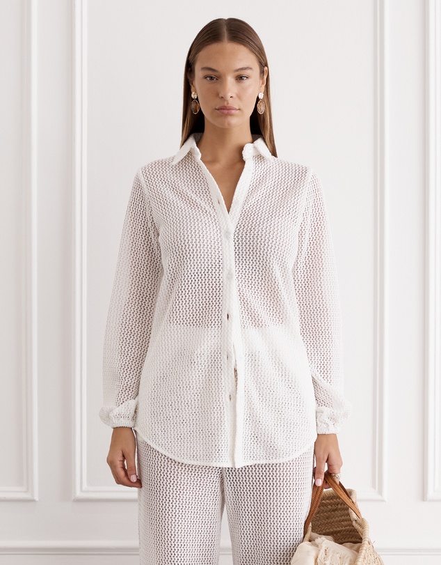 Aqua Blu Australia - Blanc Odilia Beach Shirt