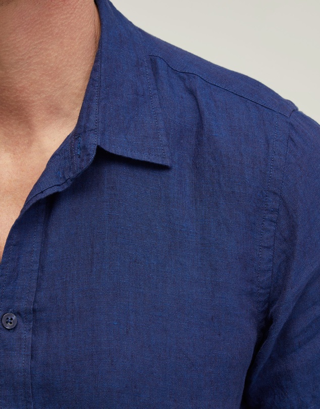 Oxford - Leyton Pure Linen Short Sleeve Shirt