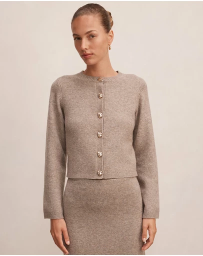 Forever New - Lottie Button Detail Cardigan