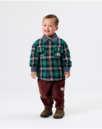 Goldie + Ace - Check Padded Shacket - Babies-Kids
