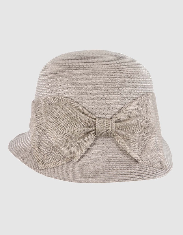 Max Alexander - Summer Silver Cloche Hat