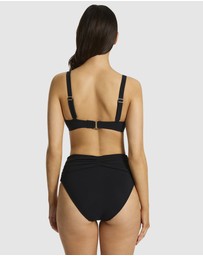 JETS - Jetset High Waist Ruched Bikini Bottom