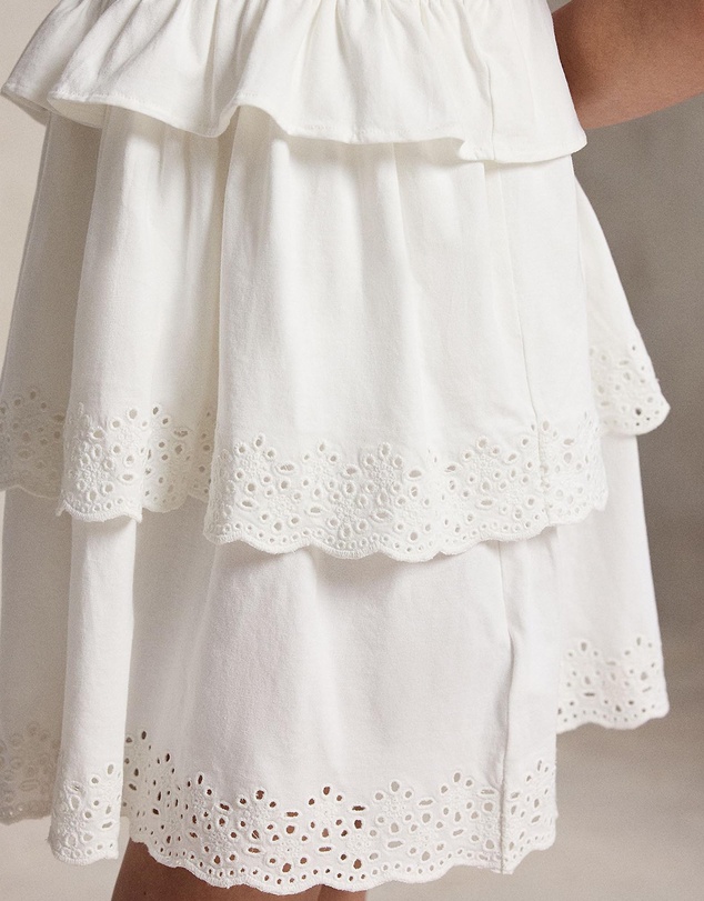 Polo Ralph Lauren - Smocked Cotton Jersey Knit Dress - Teens