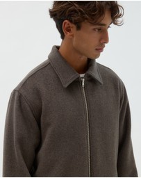AERE - Wool Double Zip Jacket