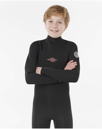 Rip Curl - Kids Dawn Patrol 3/2 Back Zip Steamer