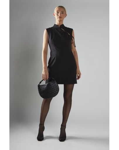 Glamorous - Mandarin Collar Mini Dress