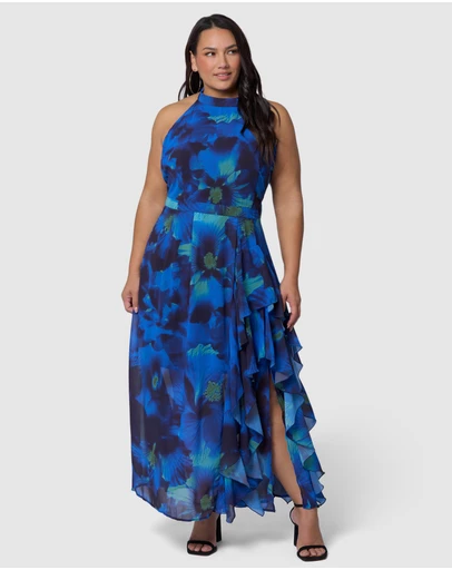 Pink Dusk by Curve Project - Kiss Kiss Maxi Dress