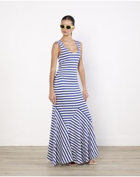 Cirkular - Pre-Loved - Luuda Striped Jersey Maxi dress