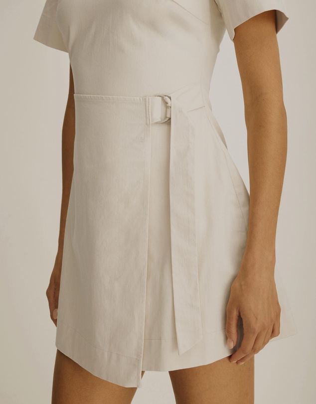 Atmos&Here - Ellie Cotton Twill Mini Dress