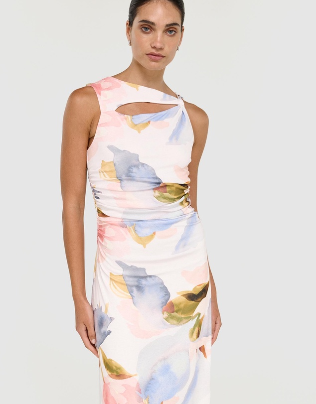 Staple the Label - Valea Mesh Midi Dress